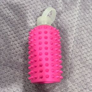 bkr 16oz Hot Pink Spiked Bottle